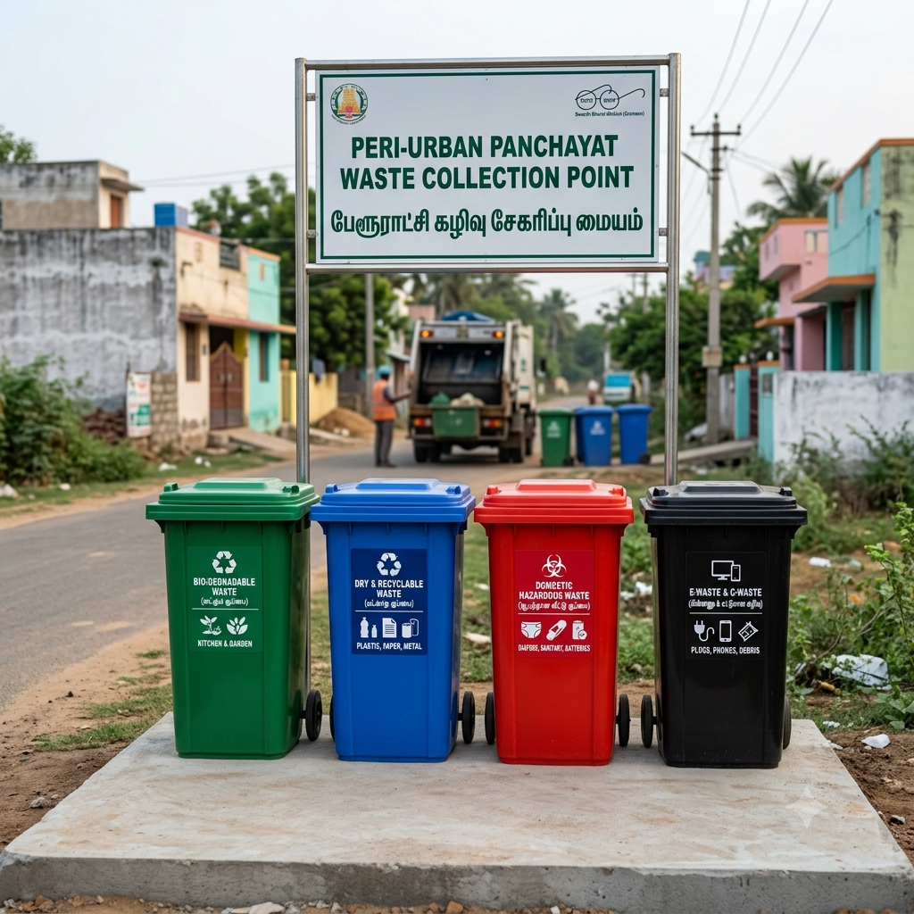 Dharapuram - Waste Bins (600 Nos. @ Rs.500/bin)