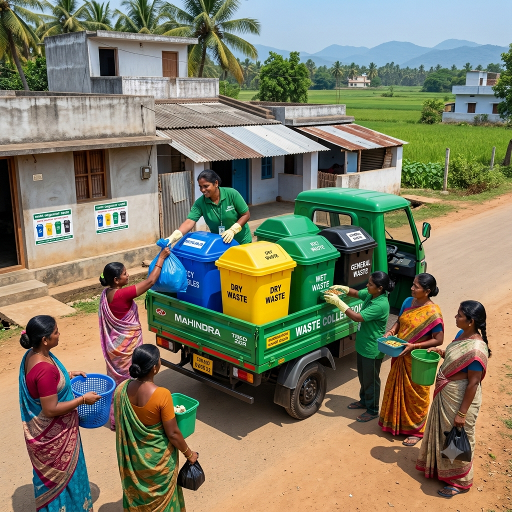 Gudimangalam - Waste Collection E-Cart Vehicle 1 Nos. (1 Vehicle Per Panchayat)