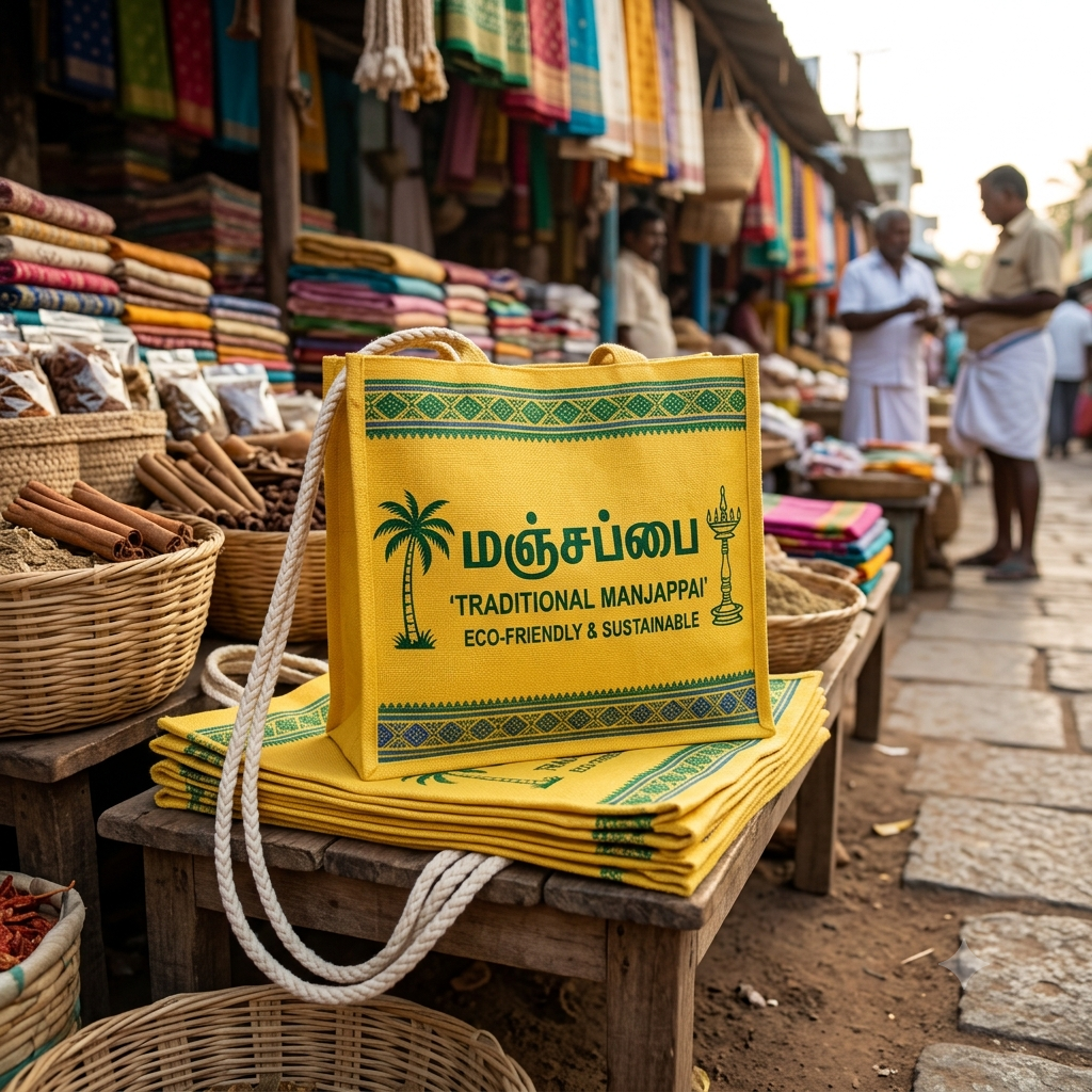 Tiruppur Corporation - Eco-Friendly Yellow Bags (Manjappai) - 11 Vending Machines