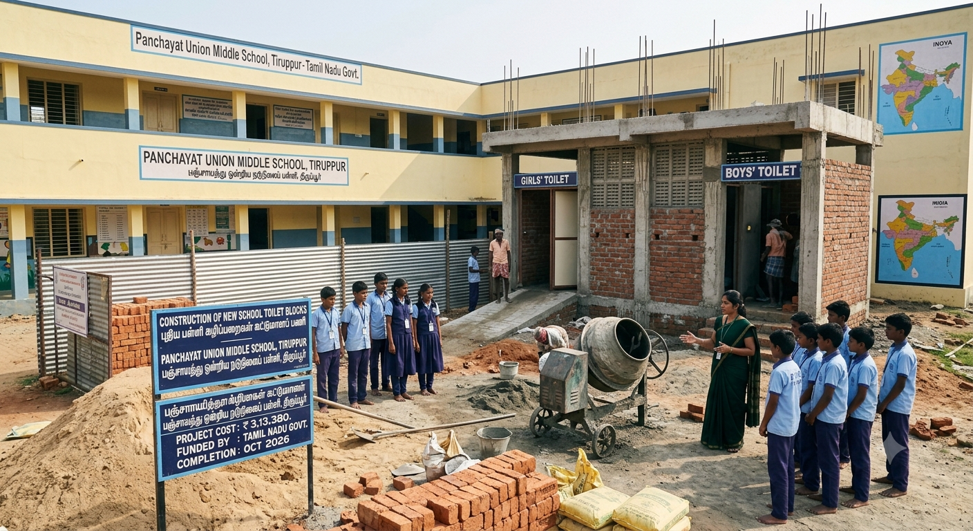 Construction of Toilets in Schools