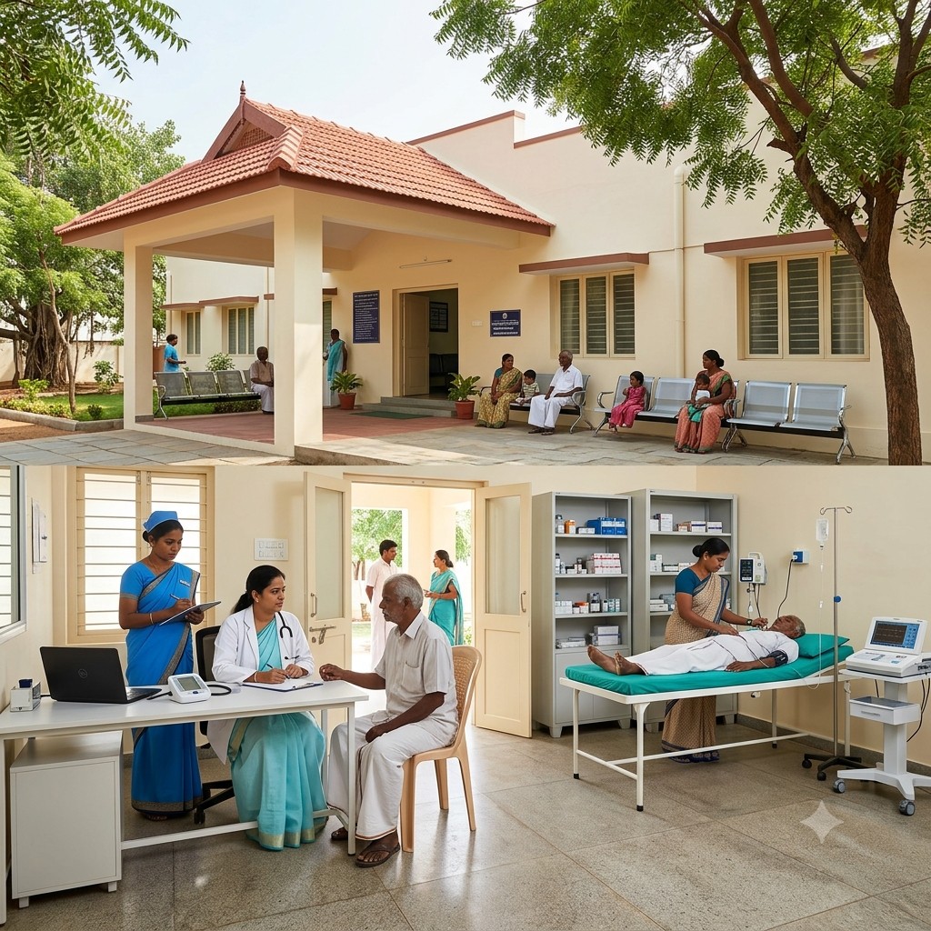 Tiruppur Corporation - PHC infrastructure and equipment requirements